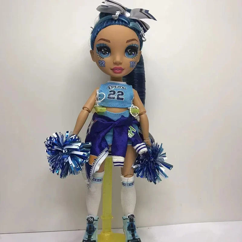 Ограниченная поставка 1/6 кукольный набор радужные волосы с оригинальной одеждой