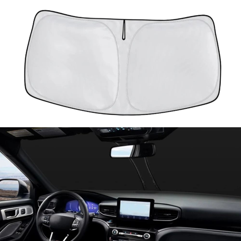 

Модернизированный солнцезащитный козырек на лобовое стекло, складной солнцезащитный козырек для Ford Explorer SUV ST XLT Limited 2020-2024, гарантия конфиденциальности