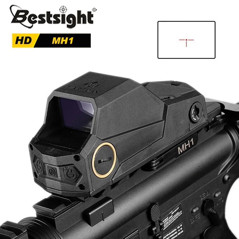 MH1 Red Dot Sight Dual Motion Sensor Reflex Scope Large Field With QD Quick Detach and USB Charger for Tactical Hunting Airsoft