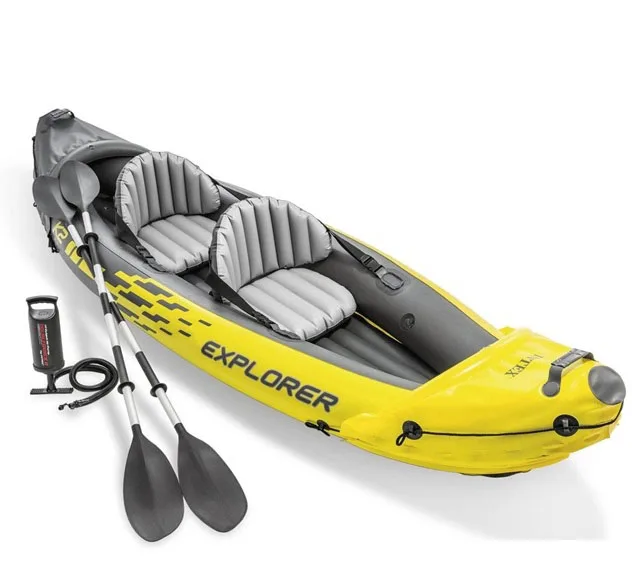 

Summer outdoor sport K2 Kayak, 2-Person Inflatable Kayak Set with Aluminum Oars and High Output inflatable boat