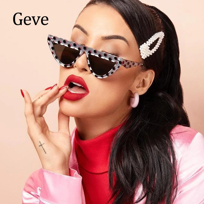 

Tlat Модные солнцезащитные очки кошачий глаз женские роскошные брендовые винтажные маленькие очки в оправе Женские винтажные солнцезащитны...