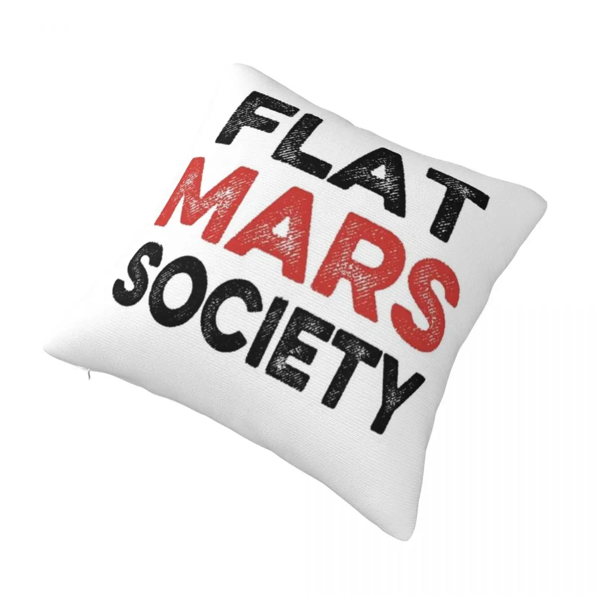 

Flat Mars Society Gift Square Pillowcase Polyester Pillow Cover Velvet Cushion Decor Comfort Throw Pillow For Home Bedroom