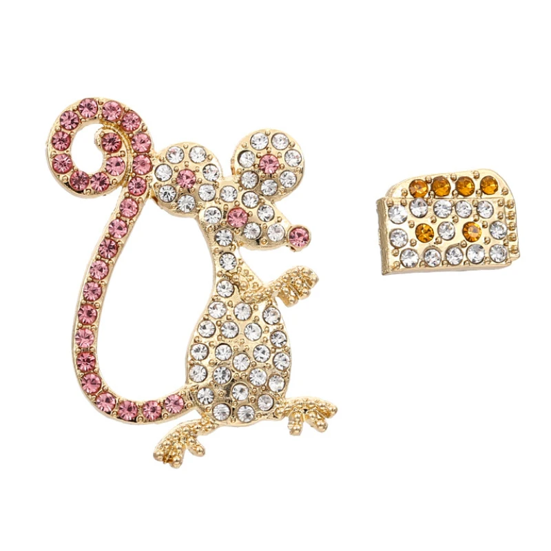 

Personality Cute Rhinestone Little Squirrel Earrings Jewelry Wholesale