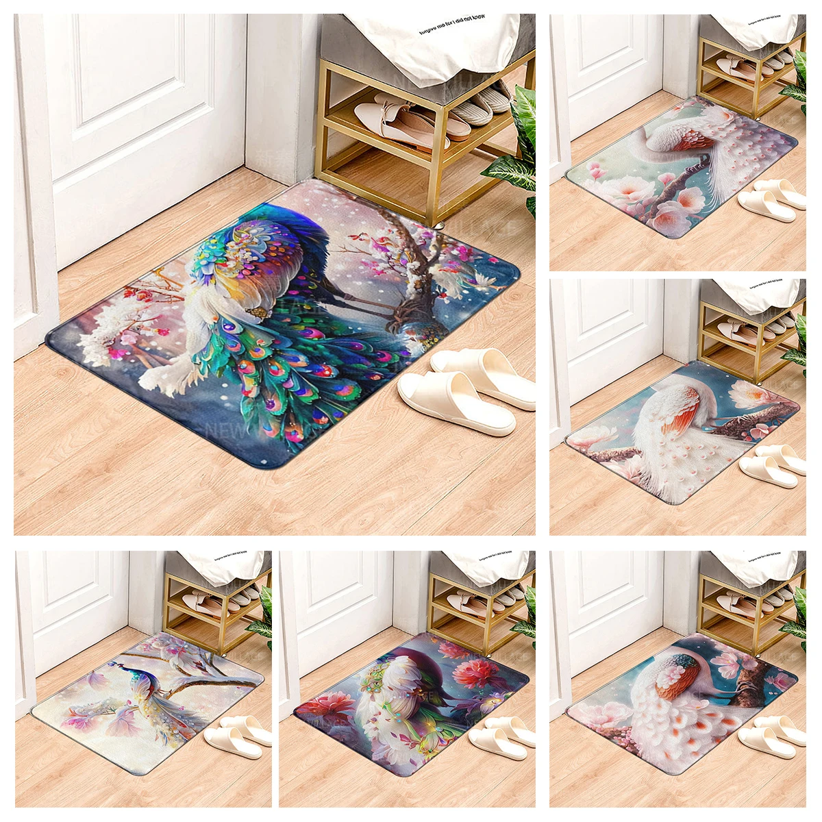 

Домашний Коврик для прихожей домашний Придверный коврик, современный коврик в нордическом стиле для ванной комнаты, коврик для ног, нескользящий коврик для ванной, кухонный коврик для поглощения воды