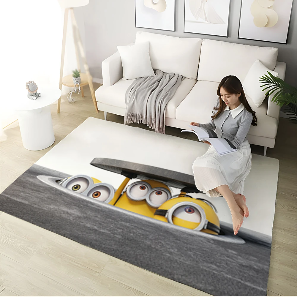 

Мультяшные Миньоны дом ковер для ванной комнаты входной дверной коврик для ванной комнатные напольные коврики впитывающий коврик нескольз...