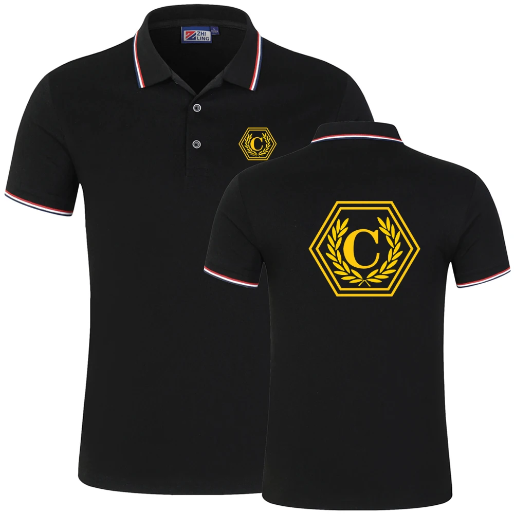 

Рубашка-поло мужская с коротким рукавом и отложным воротником, брендовая сорочка с логотипом, Повседневная модная одежда, лето