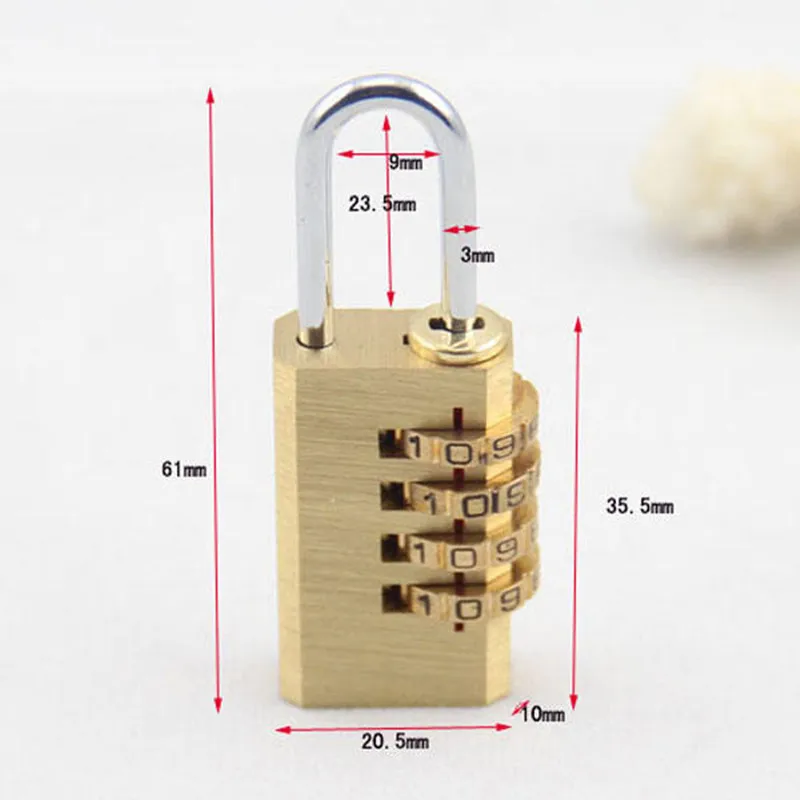 Замок с кодовым замком комбинированный замок на молнии из латуни для шкафов и