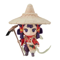 genuine anime game sakuna of rice and ruin figures sakuna nendoroid q version action figure cute collectible model toy kid gift