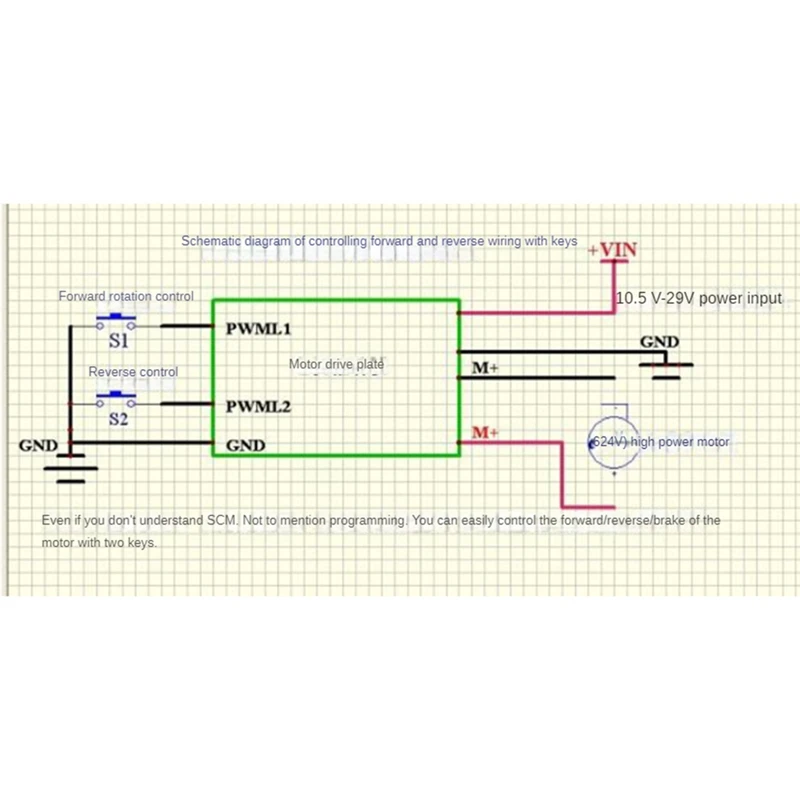 Модуль драйвера двигателя 450 Вт H-мост плата постоянного тока высокой мощности