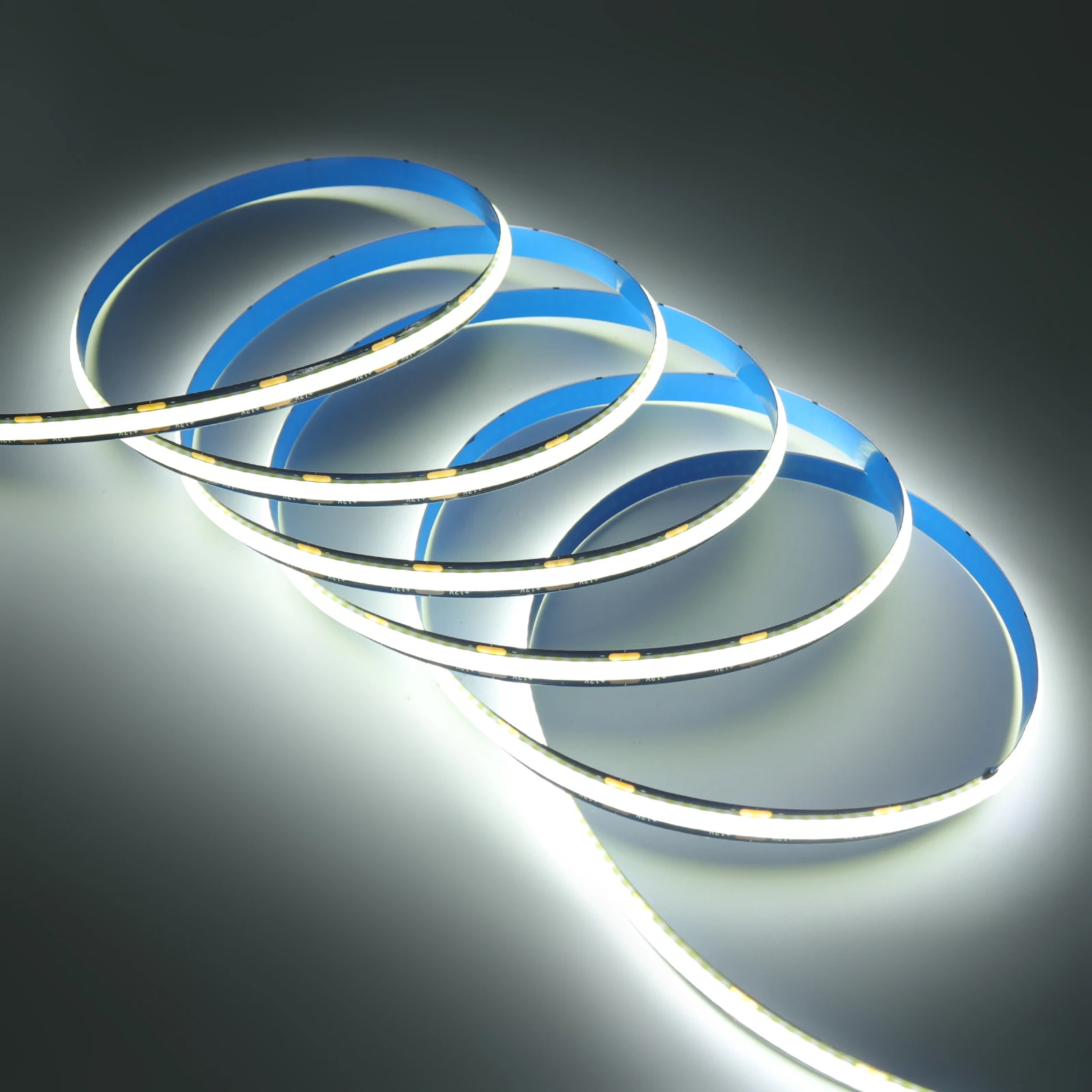 

COB светодиодная лента 8 мм теплый белый 24В 20 м