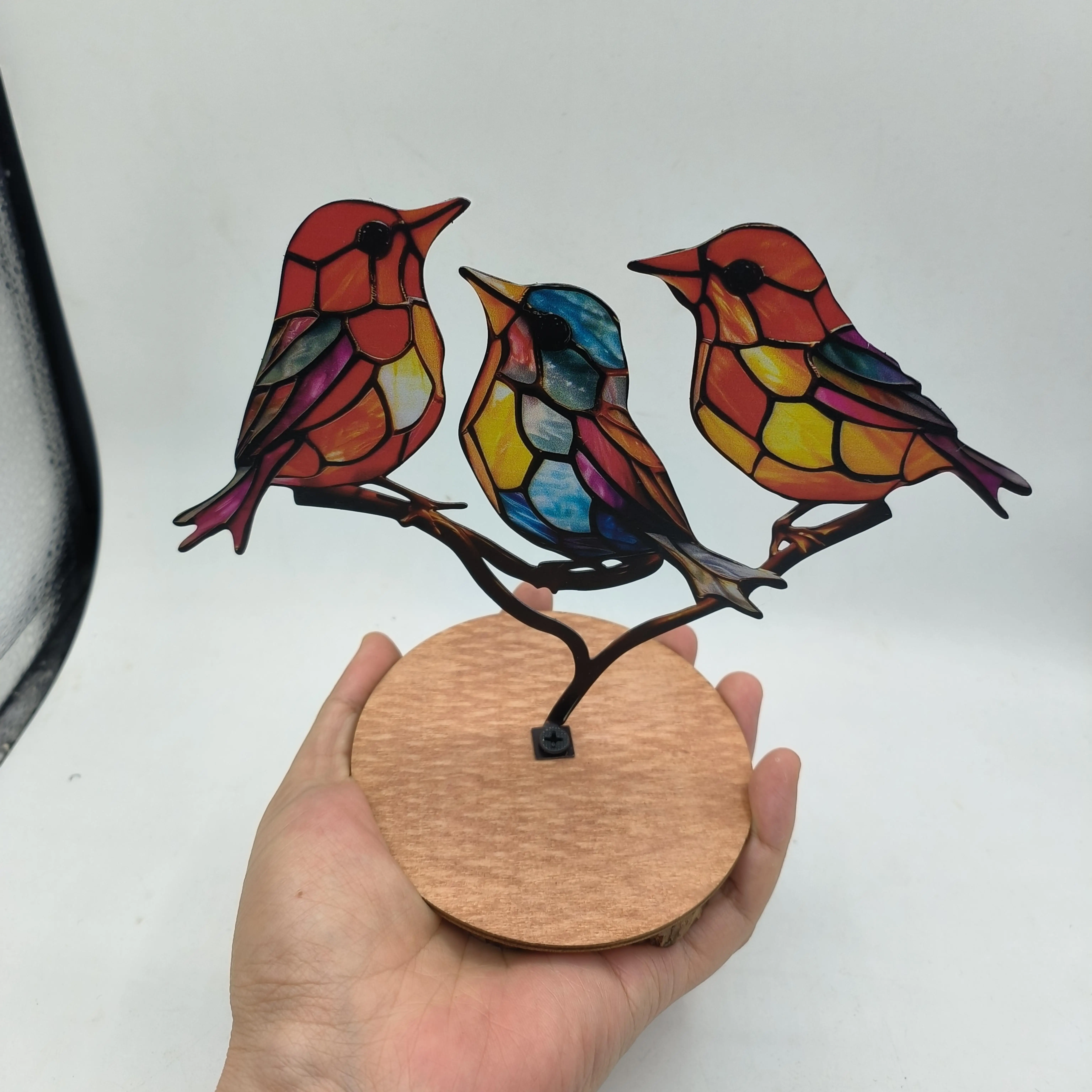 

2D двухсторонний окрашенный акриловый проектор, настольные украшения, акриловый материал, украшение для дома, домашний декор, товары для сада