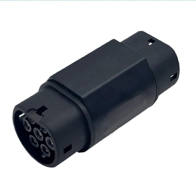 

EV Connector Socket GB/T To Type 1 Adapter Electric Vehicles Charging Adapter (Black)