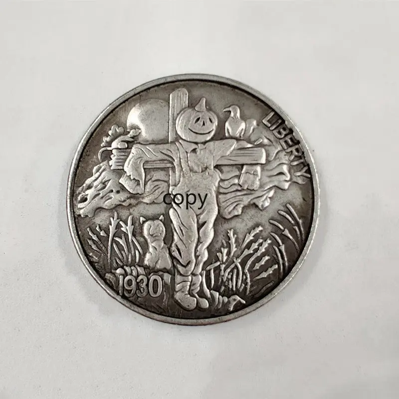 

1930 Hobo Cross Coin Jesus Elf Bar God Key Medal More Jerusalem Home and Decoration Souvenirs Gift Idea Copy Coins