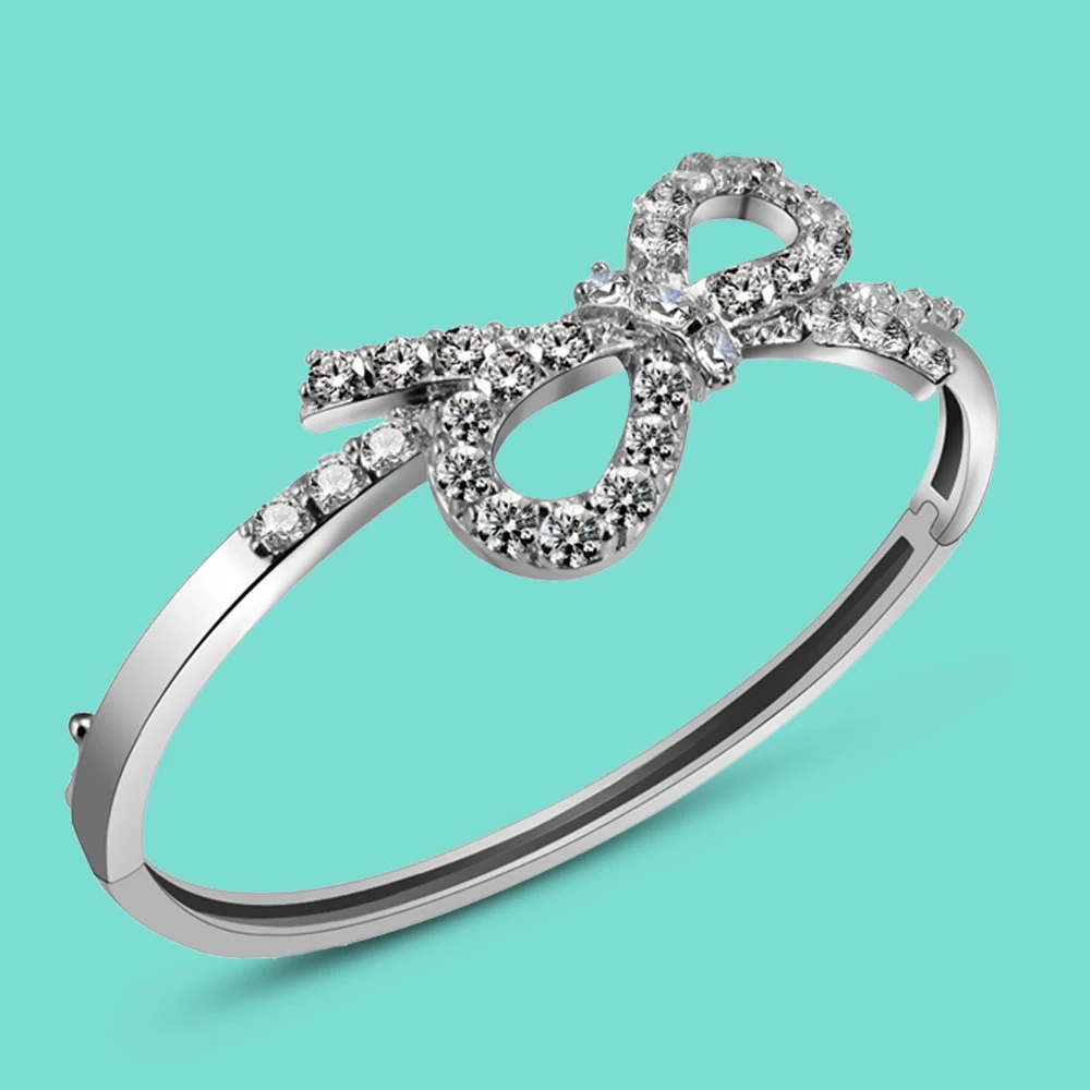 

Женский Браслет из серебра 925 пробы, с инкрустацией фианитами