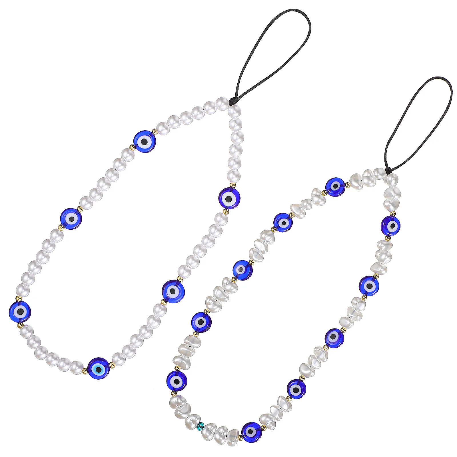 

2 Pcs Lanyard Hanging Pendant Universal Strap Place Order Charm Wrist Chain Mobile Plastic Portable