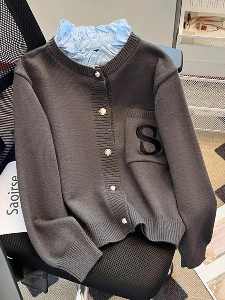 Женский вязаный кардиган цвет в ассортименте