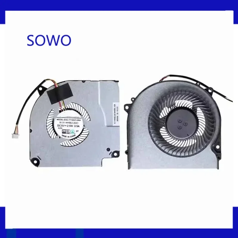 Новый вентилятор охлаждения процессора графического для Hasee Z7M-CT5NA Z7M-CT7NA Z6-CT5NA
