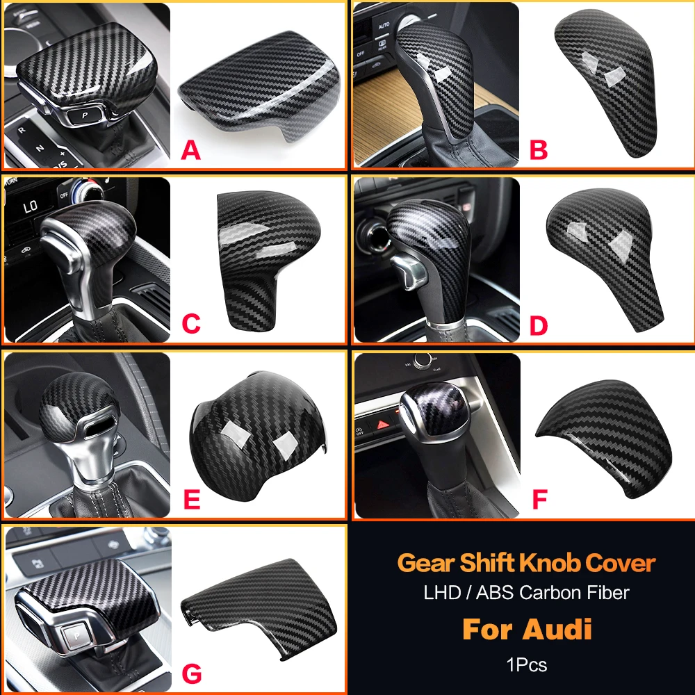 1x накладка на ручку переключения передач автомобильные аксессуары для AUDI A4 B8 B9 A5