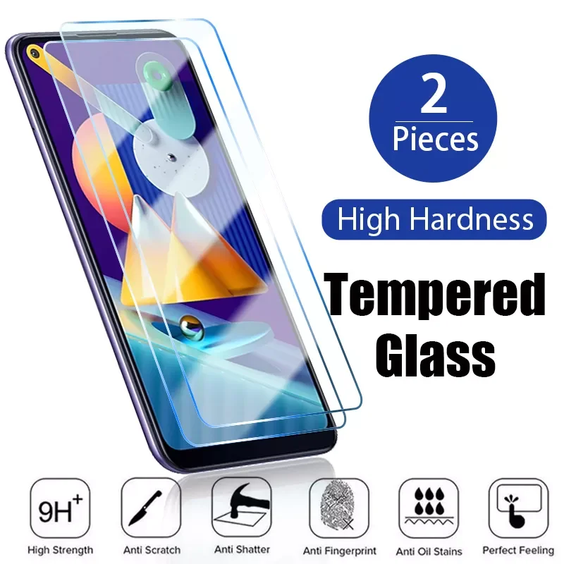 

2PCS Protective Glass for Samsung A72 A52 A51 A71 A50 A70 A40 A30 A20 A10 A10S A20S Glass for A11 A21 A31 A41 A42 A13 A22 A32 5G