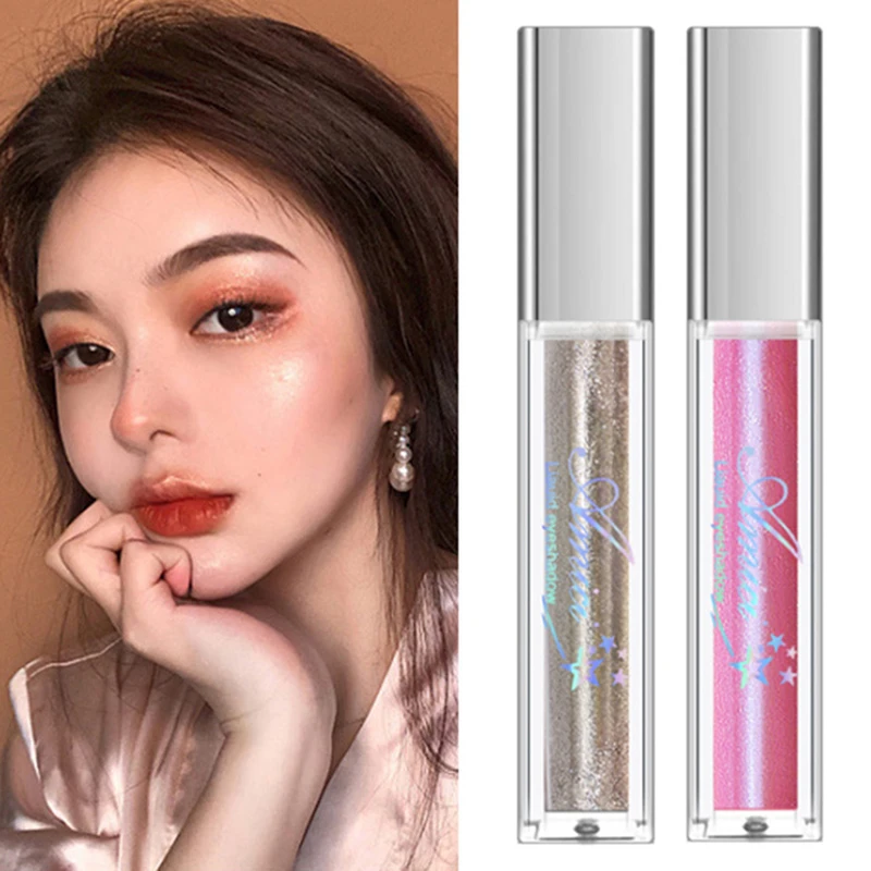 

New Liquid Eyeshadow Metal Diamond Shiny Eyeliner Long Lasting Moisturizing Shiny Eyeshadow Palette Daily Beauty Cosmetics