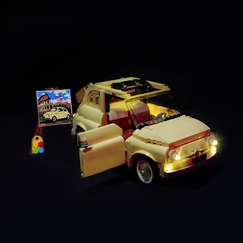 Не включает модель Φ Kit для 10271 Fiat 500 набор строительных блоков кирпичи игрушки