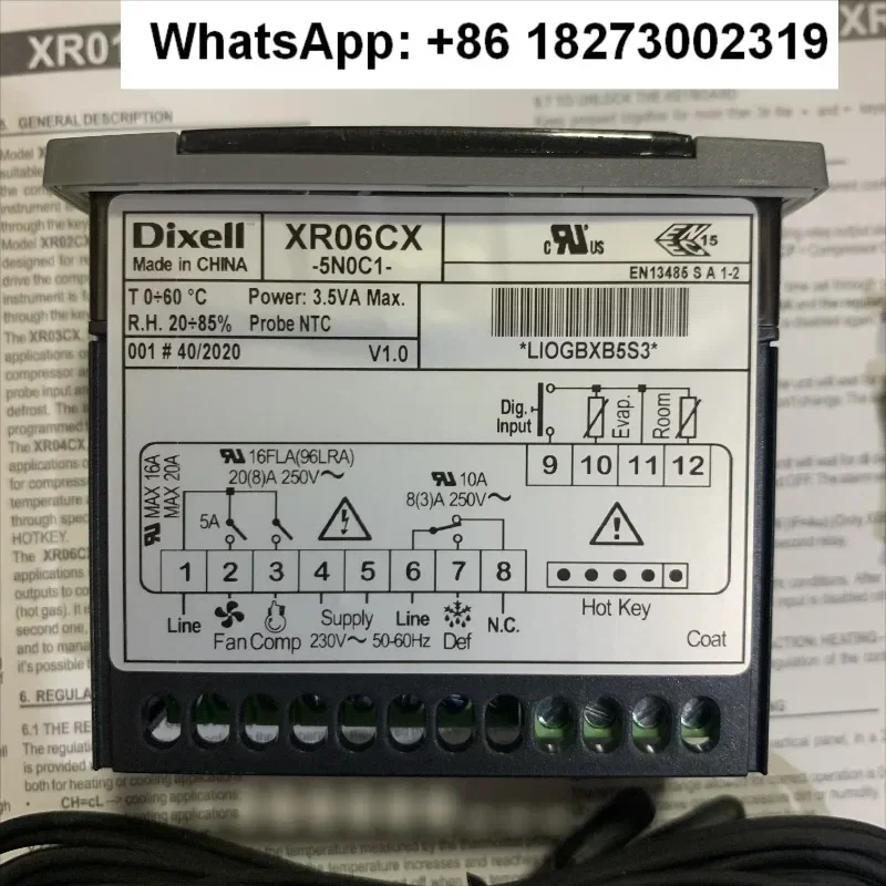 Dixell XR06CX Новый электронный контроллер Контроллер холодного хранения
