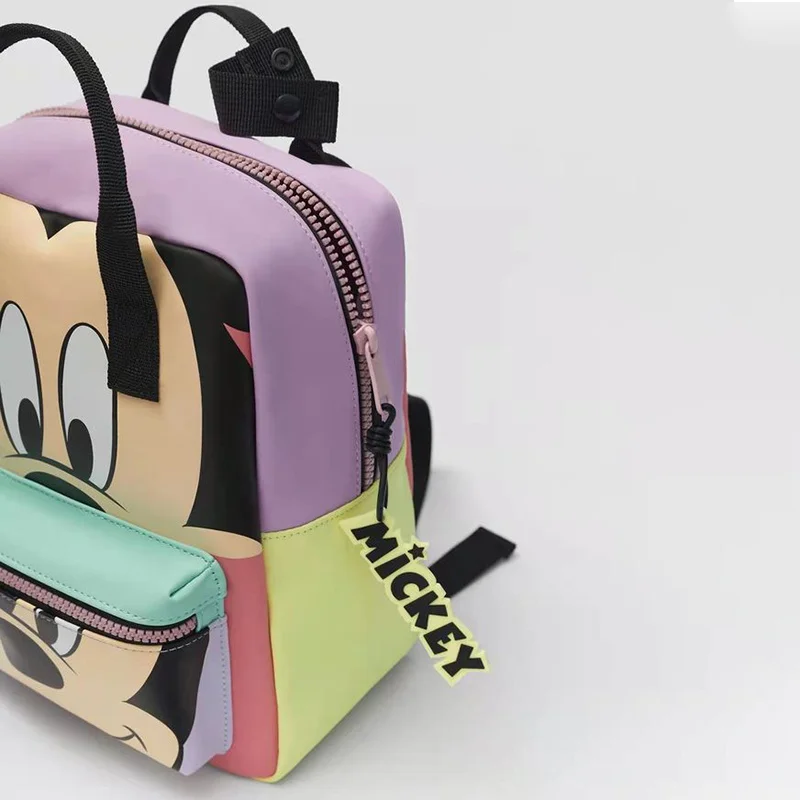 

Disney Mickey's New Children's Backpack Cartoon Fashion Boys And Girls Backpack High Quality Luxury Brand Children's School Bag