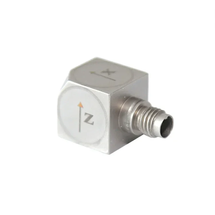 100 мВ/г Интегрированный пьезоэлектрический треххосный датчик скорости вибрации