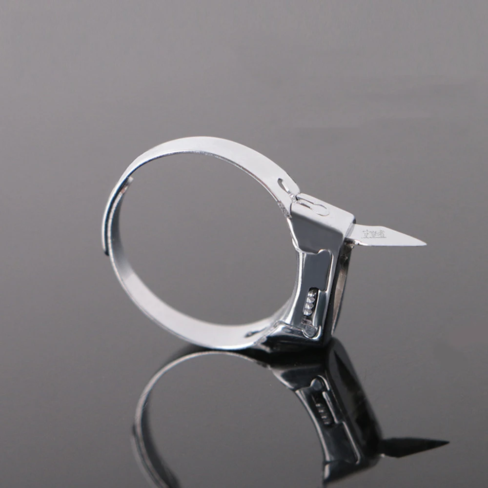 Женское кольцо для самозащиты Регулируемый инструмент личных пальцев складной