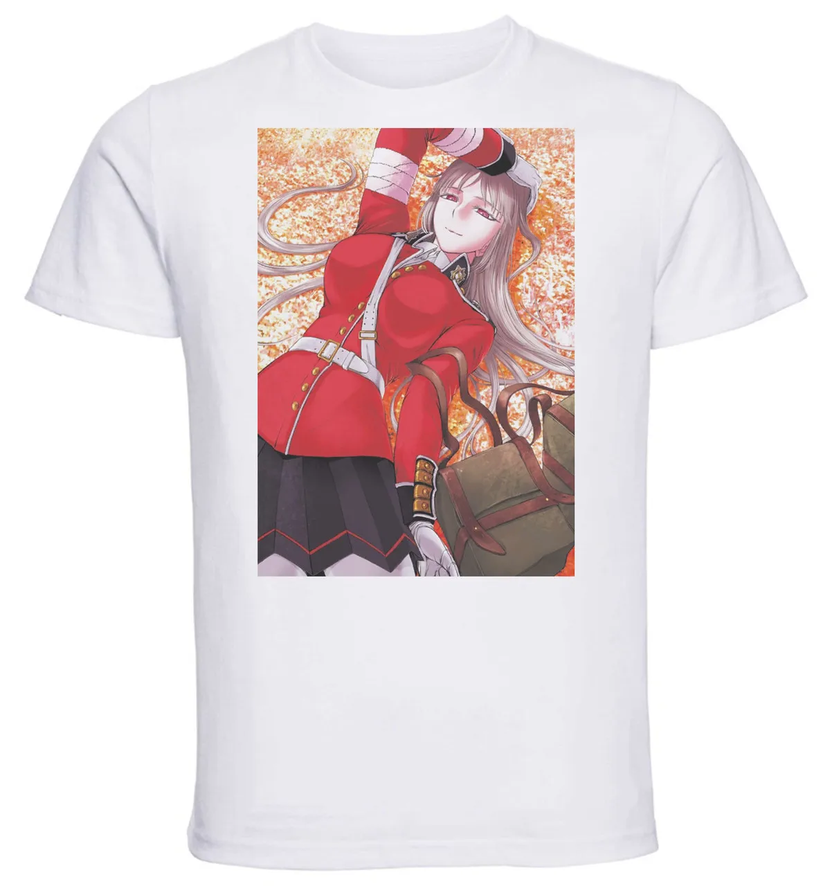 Футболка унисекс-белая-Fate Grand Order - Nightingale