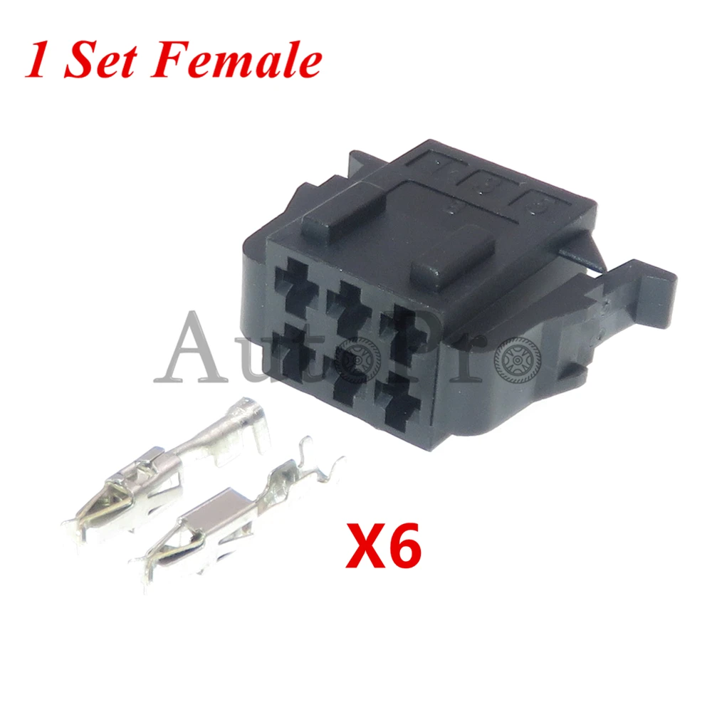 

1 комплект 6 отверстий 1-929627-1 1 1-929621-1 191972733 проводной кабель для электрического сиденья автомобиля разблокированный разъем для VW