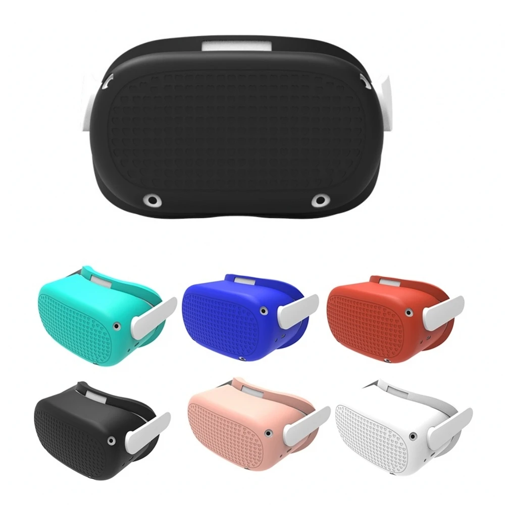 

Silicone Protective Cover Shell Case For Oculus Quest 2 VR Headset Head Cover Anti-Scratches For Oculus Quest 2 VR Accessories