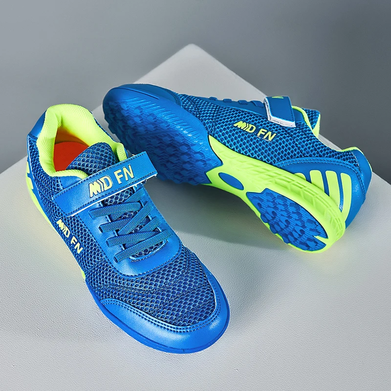 Personality Stylish And Comfortable Boys Girls Training Game Sneakers Indoor Outdoor Lawn Youth Student Soccer Shoes 29-39#