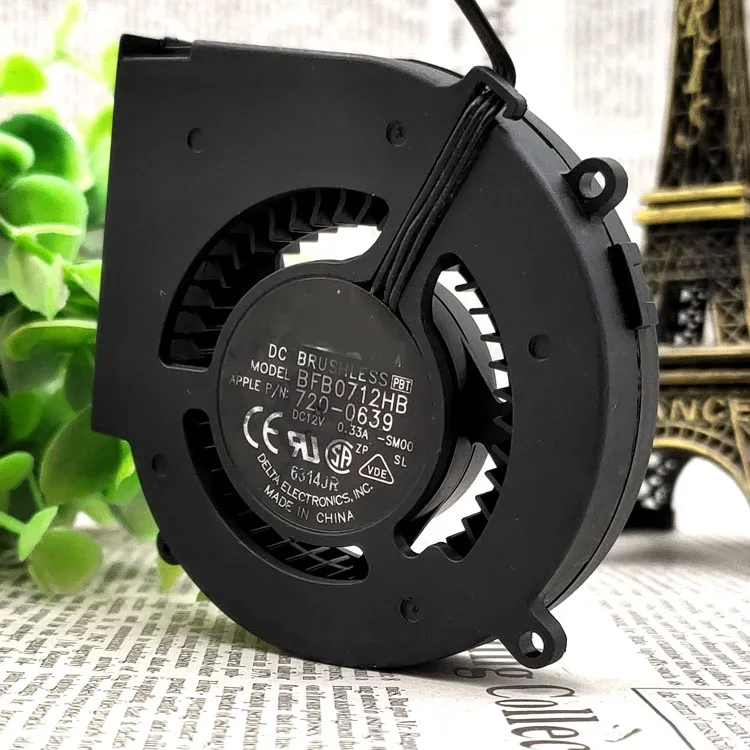 

New original BFB0712HB 720-0639 12V 0.33A 3-wire fan