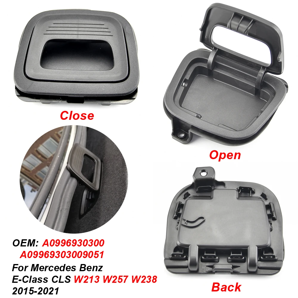 

Коврик для багажника автомобиля, напольная ручка для Mercedes Benz E Class CLS W213 W238 W257 201-2021, Черная задняя ручка для багажа