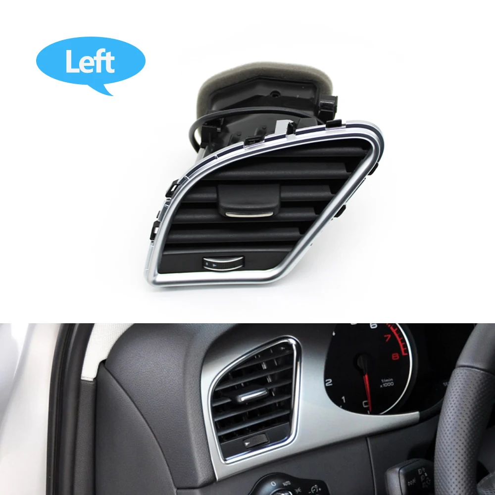 

Передняя приборная панель автомобиля с левым рулем, средняя левая и правая вентиляционная решетка переменного тока в сборе для Audi A4 B8 A5 2009-2016 8KD 820901 ,8КД 820902