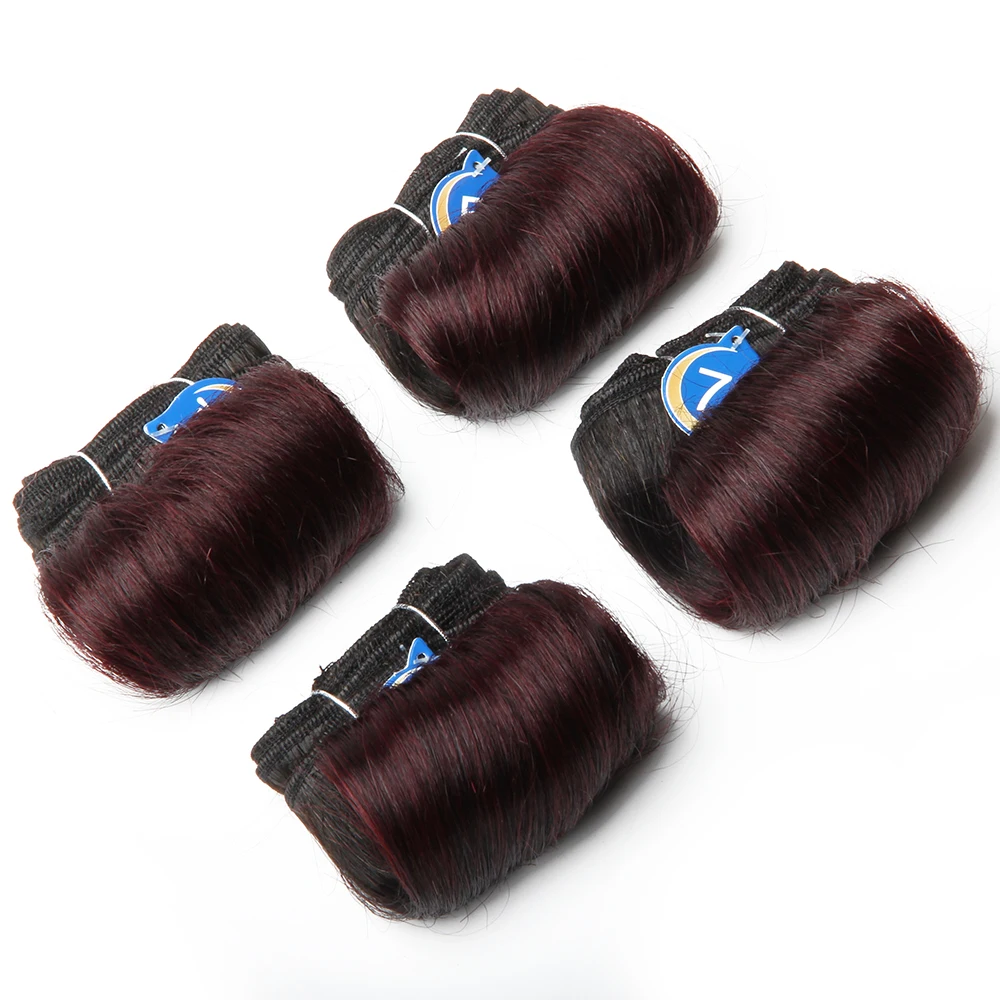 DAYFLY Бразильские волосы Предварительно окрашенные Плетение Натуральные темные
