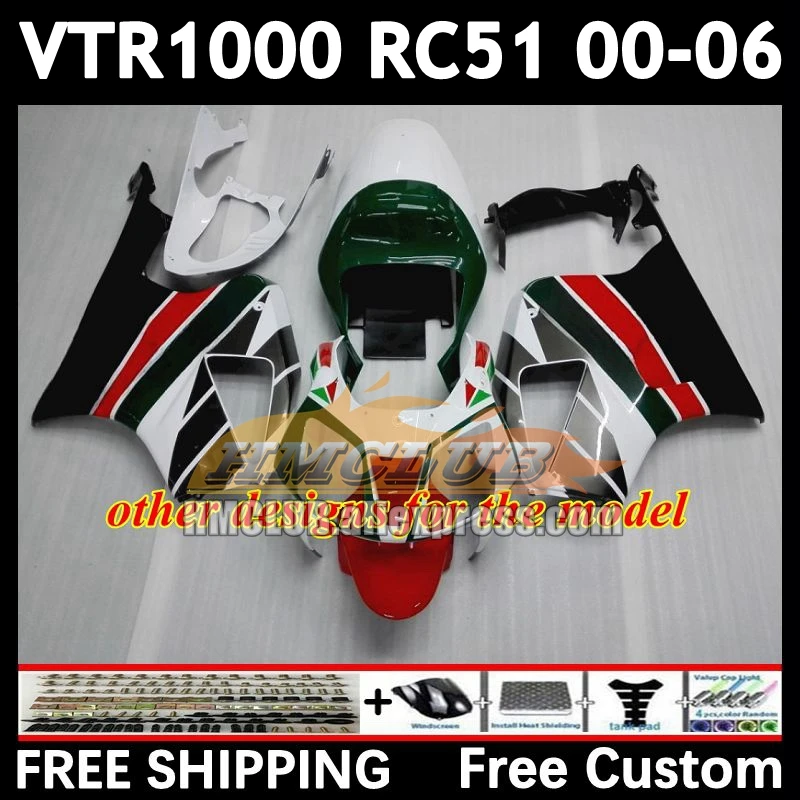 Кузов для HONDA VTR1000 заводской красный RC51 VTR 1000 01 02 03 04 05 06 84No.2 SP1 SP2 2000 2001 2002 2003 2004 2005 2006