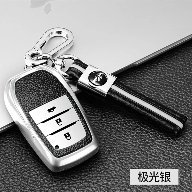 

Car Key Case For Toyota key cover for Chr Rav4 Auris Avensis Prius Aygo Camry Corolla Land Cruiser 200 Prado Crown car key fob