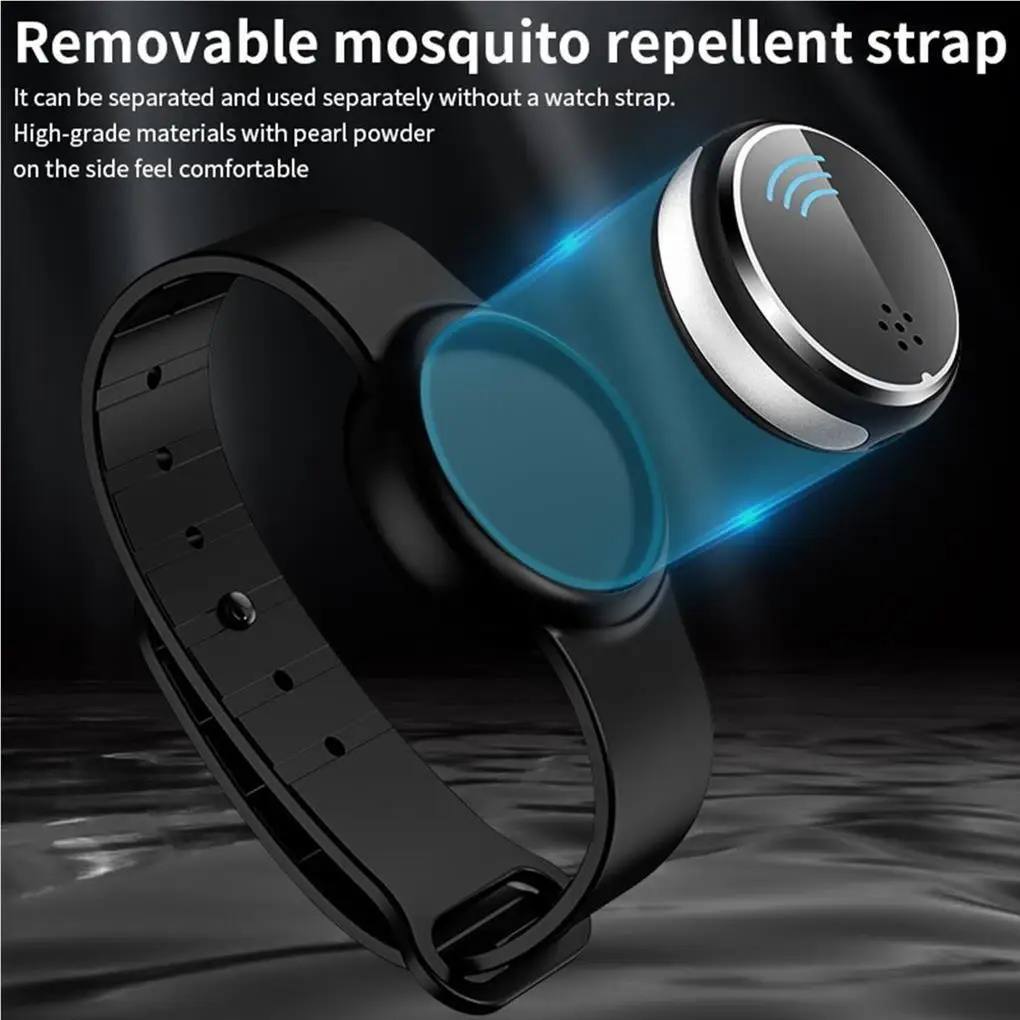 Перезаряжаемый наружный браслет эффективная технология отпугивания комаров