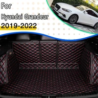 car trunk mats for hyundai grandeur azera ig 2019 2020 2021 2022 interior decoration tank organizer mat coche car accessories