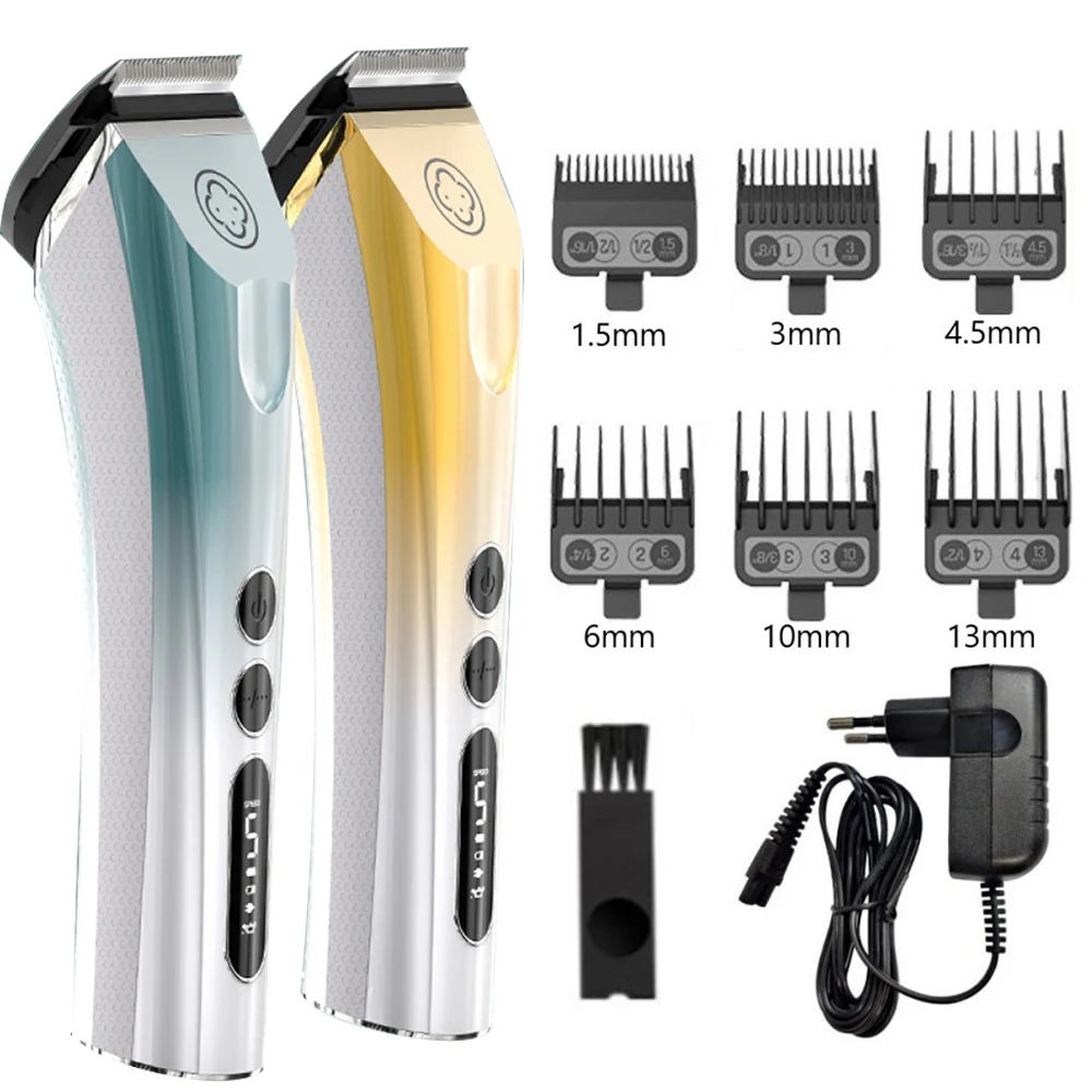 Professional Hair Clippers Rechargeable Hair Cutter Machine  Wireless Hair Trimmer For Men Trimmers For Barber Shop Madeshow 986