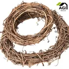 Виноградная лоза натурального ротанга кольцо, ветки венок 