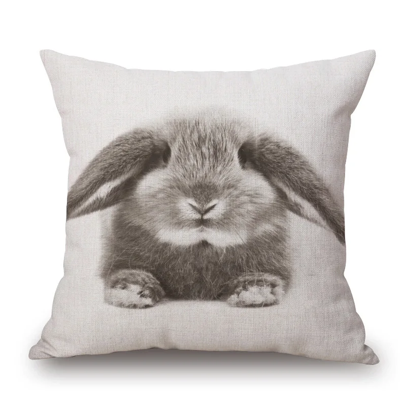 45x45 см ручная роспись постер с животными наволочка альпака коала тигр енот Шато