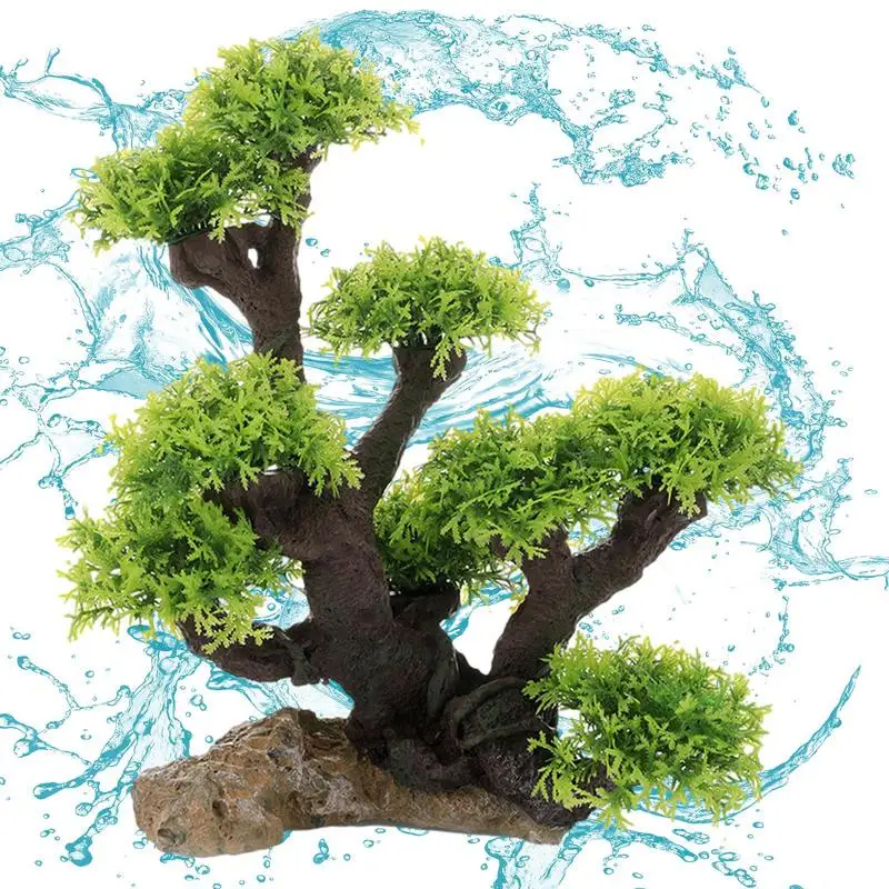 

Aquarium Moss Tree Driftwood Fish Tank Landscaping Ornament Water Grass Moss Tree Trunk DIY Decoration No Aquatic Plants