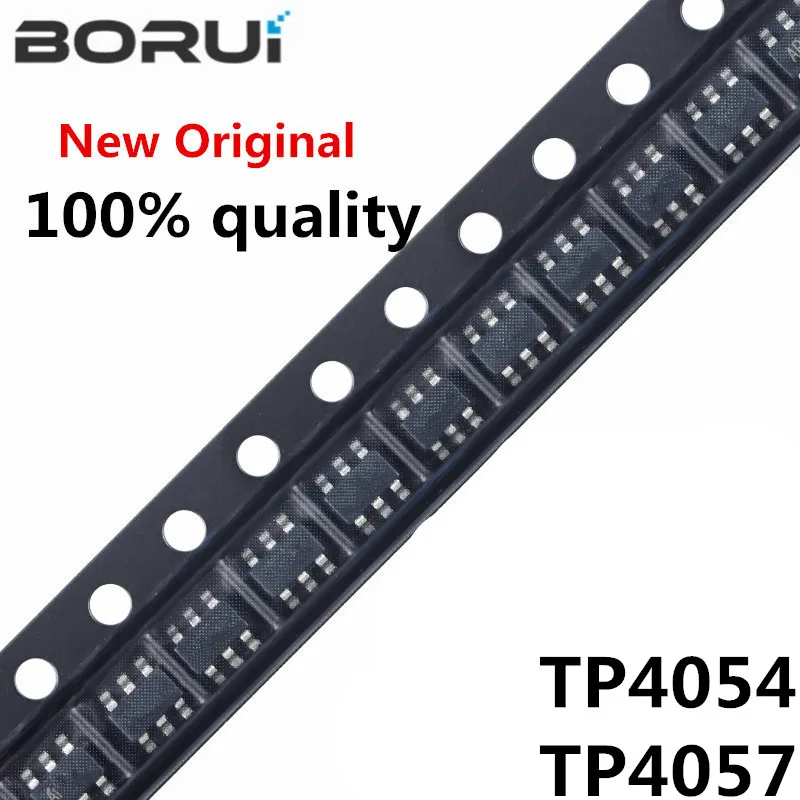 

10 шт. качество 100% TP4057 TP4054 SOT23-5 SOT23-6 (Silkprint: 57B *) батарея с управлением питанием, новый оригинальный
