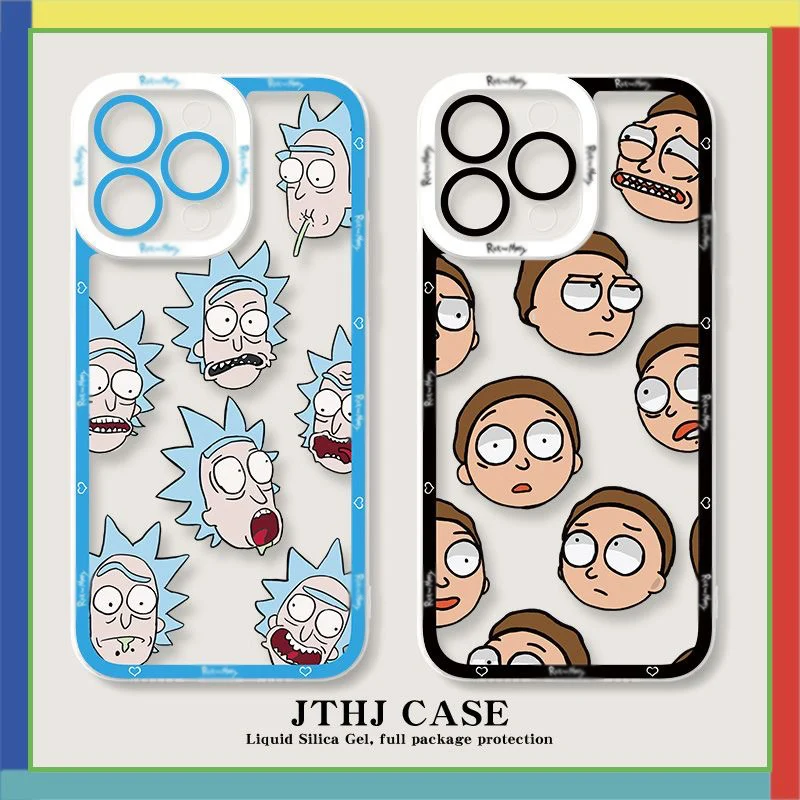 Прозрачный чехол для телефона с изображением аниме iPhone 16 Pro Max 15 14 Plus 13 12 11 XR XS X 8 7 SE