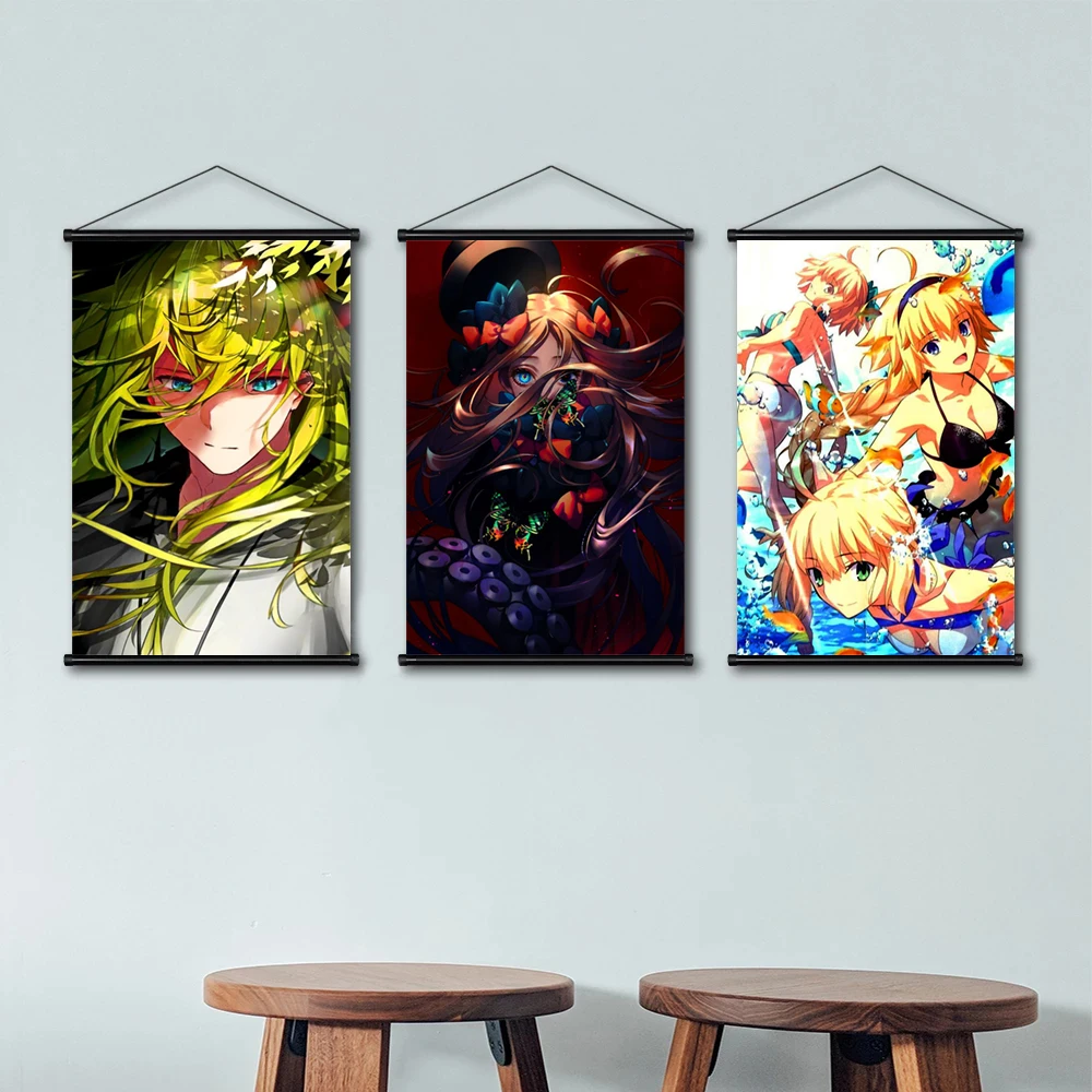Плакаты Fate Zero Картина на холсте японское аниме Модульная картина Grand Order