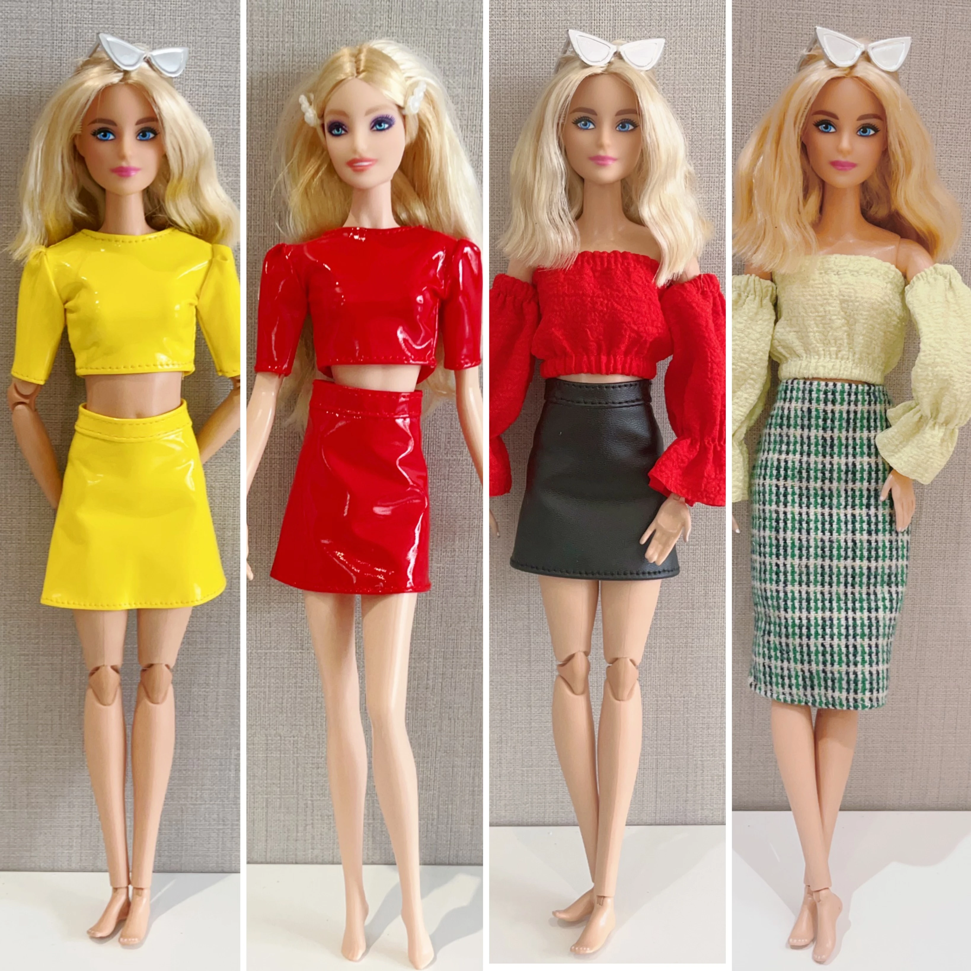 Новая Одежда для куклы Барби Модные Повседневные наряды одежда ручной работы