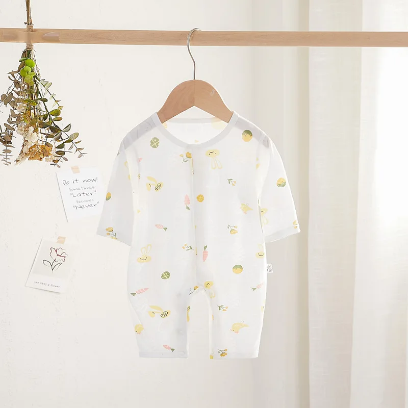 

Baby Costume for Little Girls Bodysuit Girl Clothes Cartoon Print Jumpsuits New Born Summer Jumpsuit Crib Summer 0 12 Months Boy